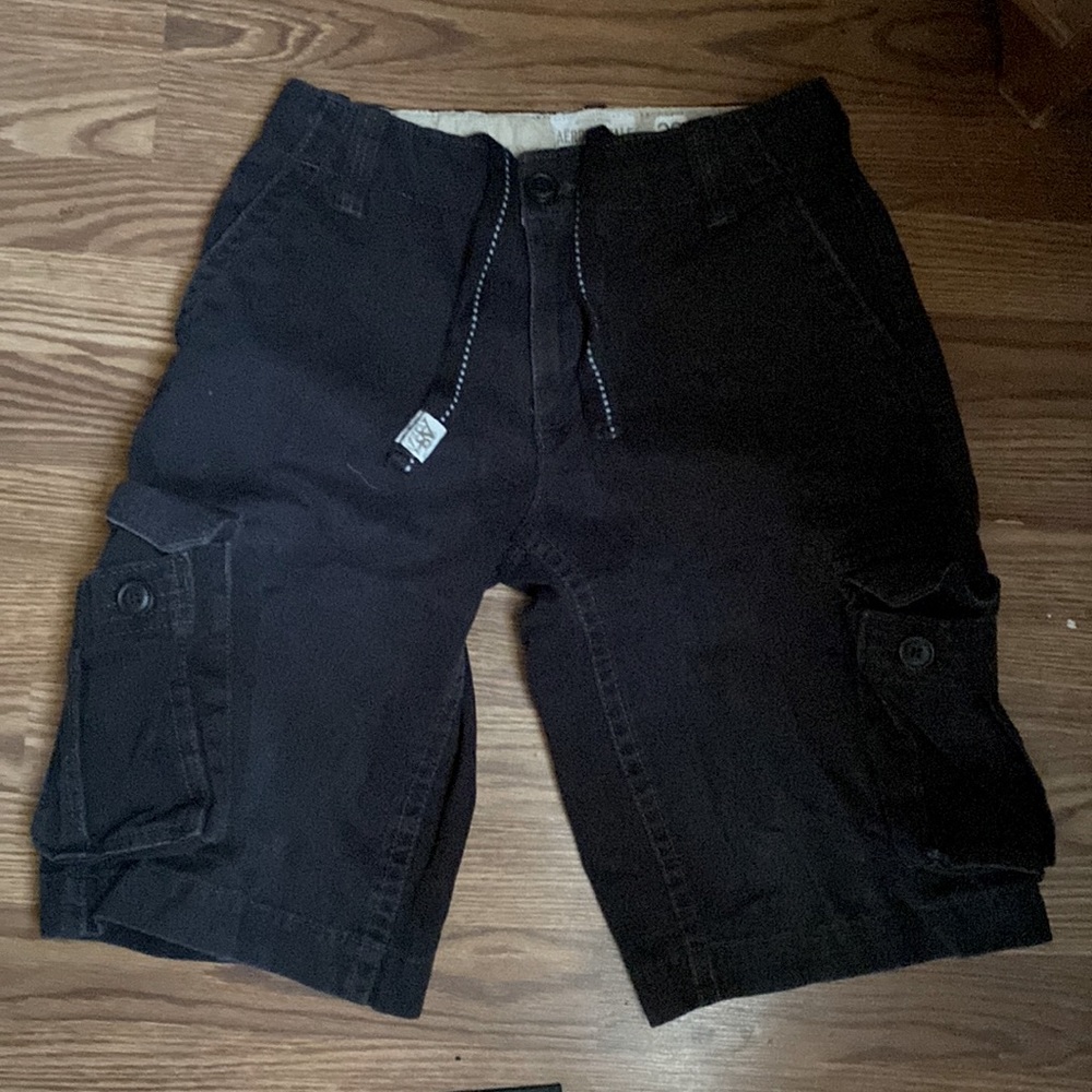 Black Aeropostale cargo shorts